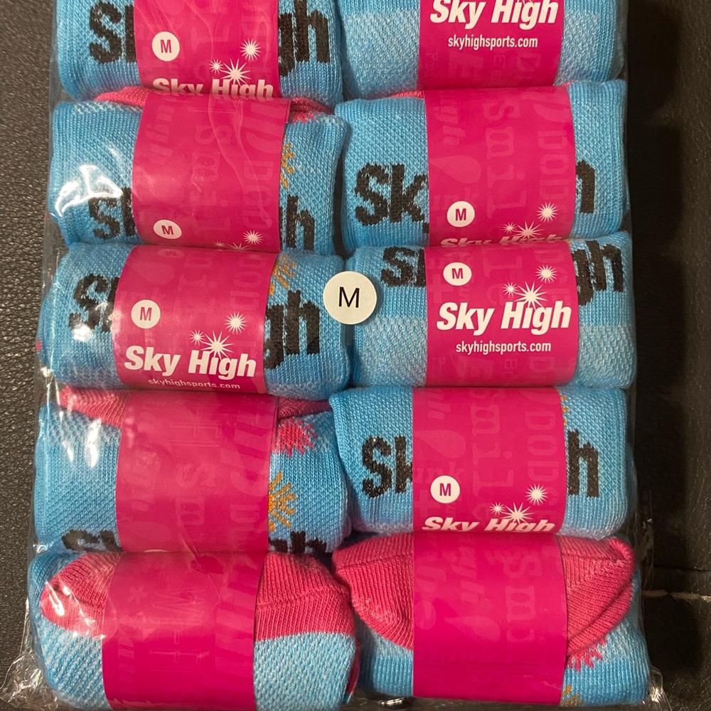 Happy Socks Kids Sky High Blue and Pink Socks